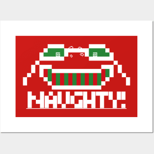 Coal Monster Ugly Christmas Sweater Design Posters and Art